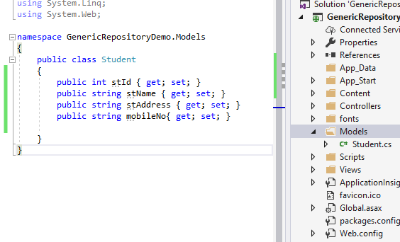 Generic Repository Pattern With MVC image.