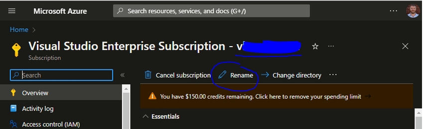 Azure Subscribtion