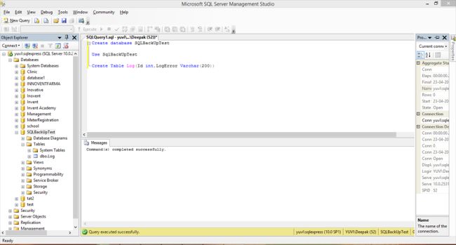 Get Database Backup And Restore The Backup File In SQL Server