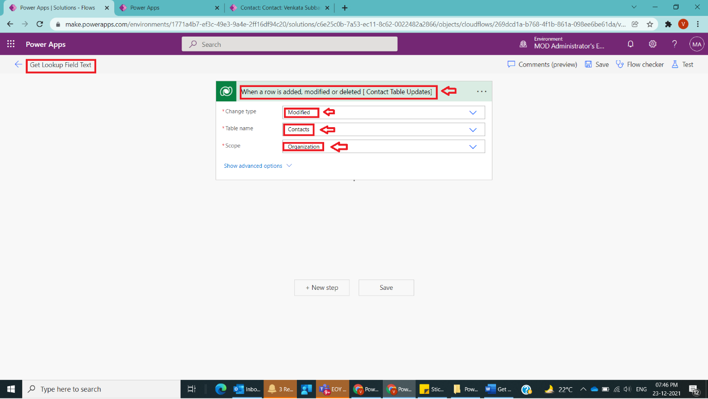 Get Lookup Field Text In Power Automate