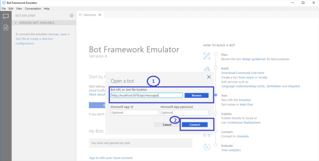 Get Started Azure Bot with Bot Framework SDK V4