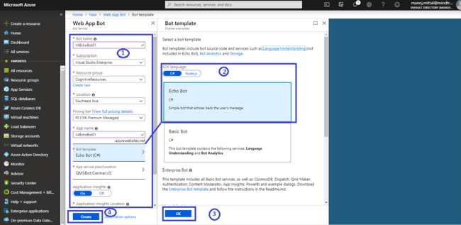 Get Started Azure Bot with Bot Framework SDK V4