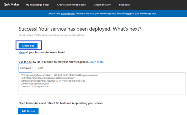 Build QnAMaker Azure Bot with Bot Framework SDK V4