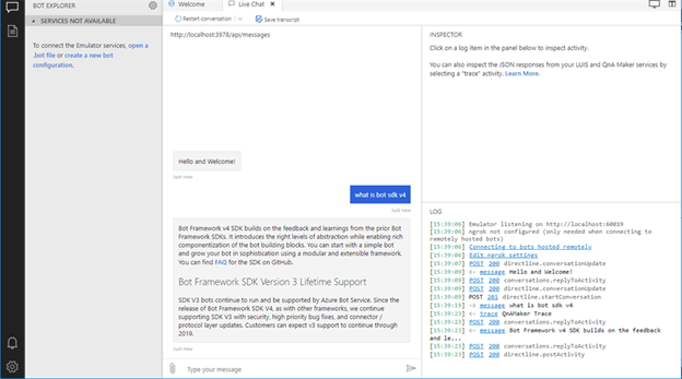 Build QnAMaker Azure Bot with Bot Framework SDK V4
