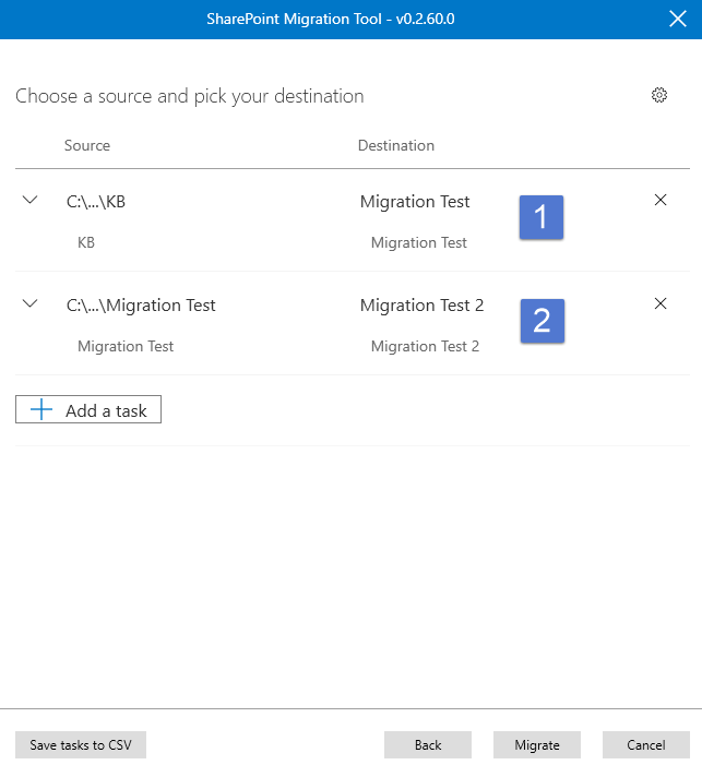 Microsoft SharePoint Migration Tool