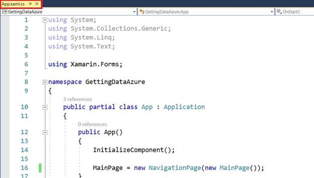 Getting Data From Azure In Android And Windows Using Xamarin.Forms