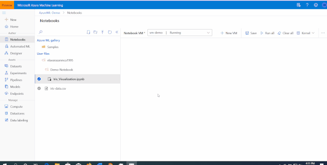 Azure Jupyter Notebook📋 With Azure ML Studio