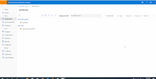 Azure Jupyter Notebook📋 With Azure ML Studio