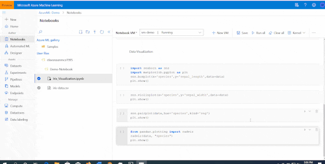 Azure Jupyter Notebook📋 With Azure ML Studio