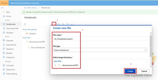 Azure Jupyter Notebook📋 With Azure ML Studio
