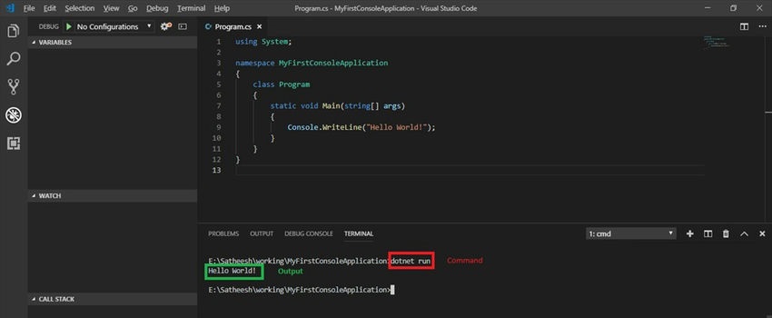 Getting Started With .NET Core And Visual Studio Code