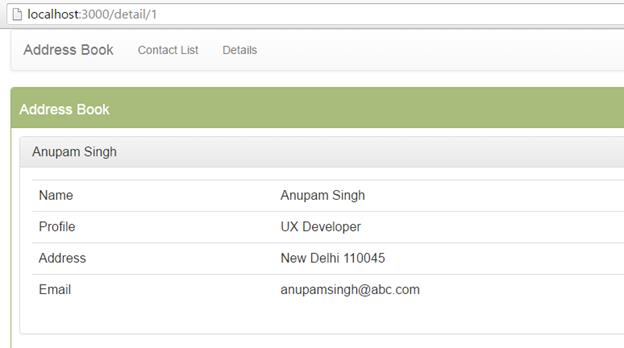 address book in angular