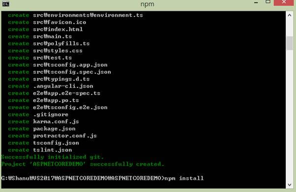 Getting Started With ASP.NET Core And Angular 4 Using WEB API