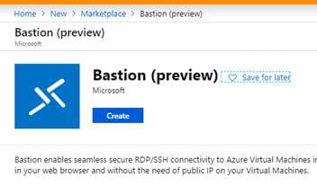Azure Bastion (Preview) Service