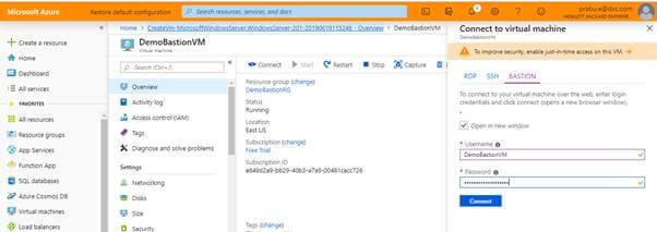 Azure Bastion (Preview) Service