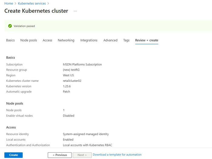 Azure Kubernetes Services