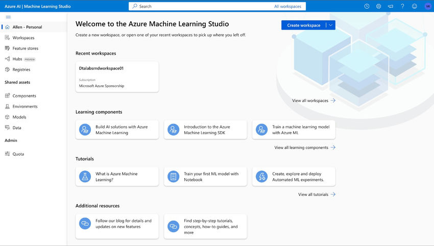 Getting Started with Azure Machine Learning Studio