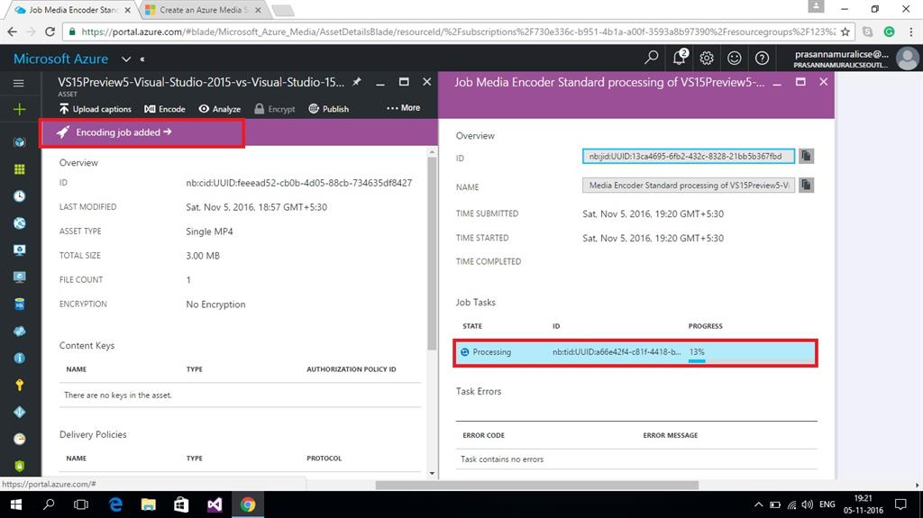 Getting Started With Azure Media Service