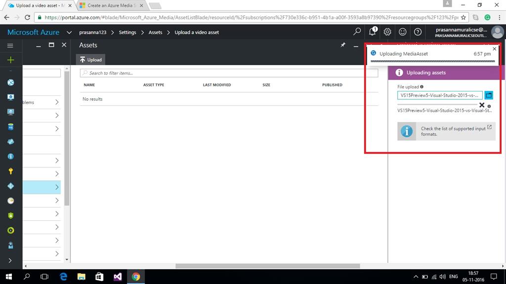 Getting Started With Azure Media Service