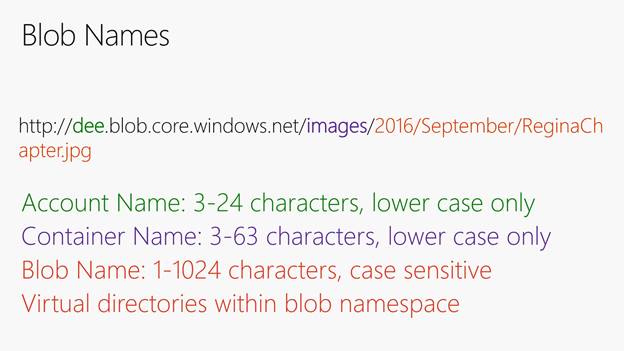 Azure Object (Blob) storage