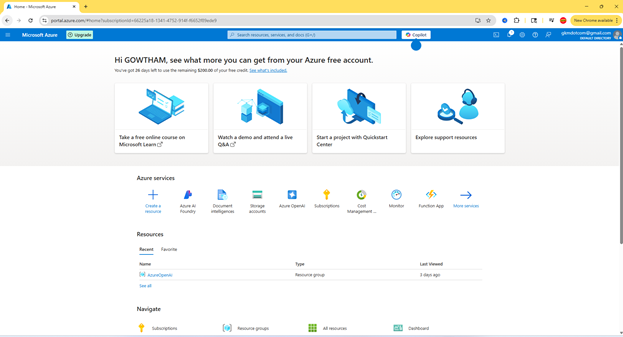  Azure OpenAI Resource