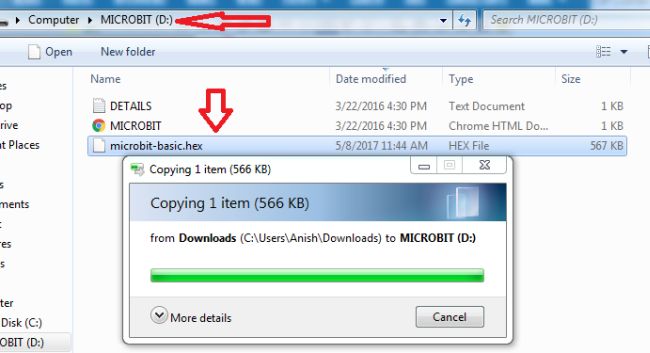 Download folder