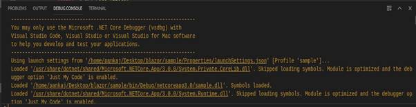 Getting Started With Blazor Hello World Using VS Code And Terminal On Ubuntu