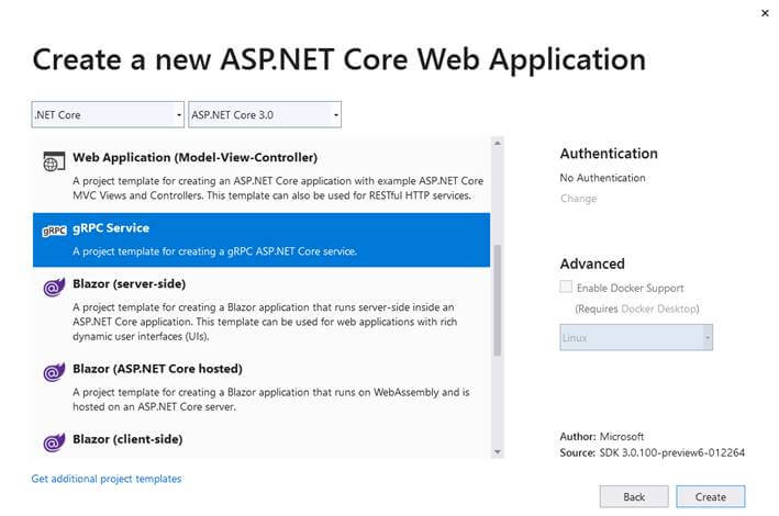 gRPC Client And Server Using ASP.NET Core