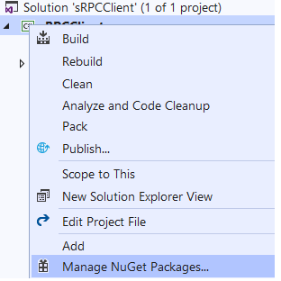 gRPC Client And Server Using ASP.NET Core