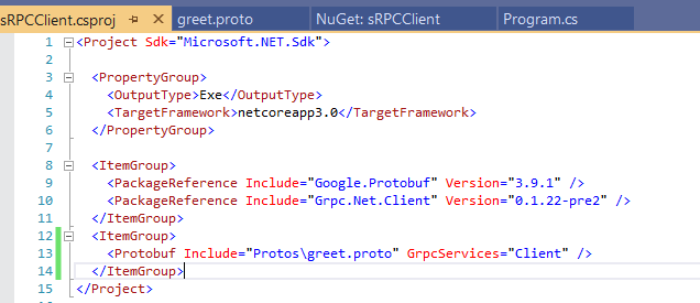 gRPC Client And Server Using ASP.NET Core