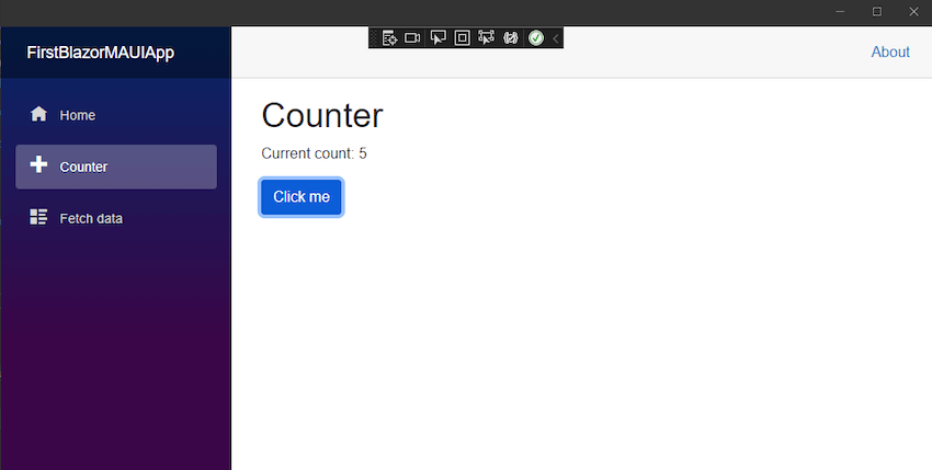.NET MAUI Blazor App
