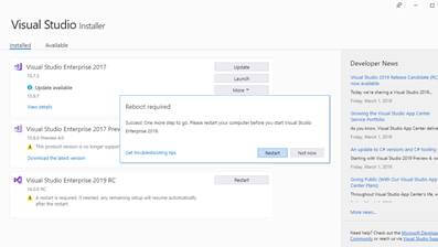 Visual Studio 2019 RC