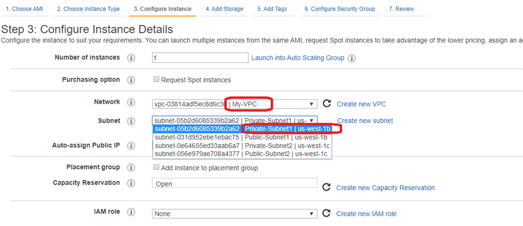 Peering Connection, NACL