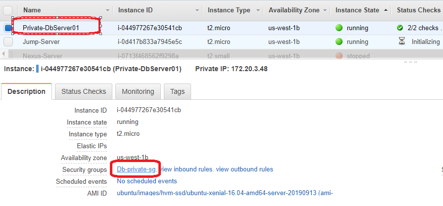Peering Connection, NACL