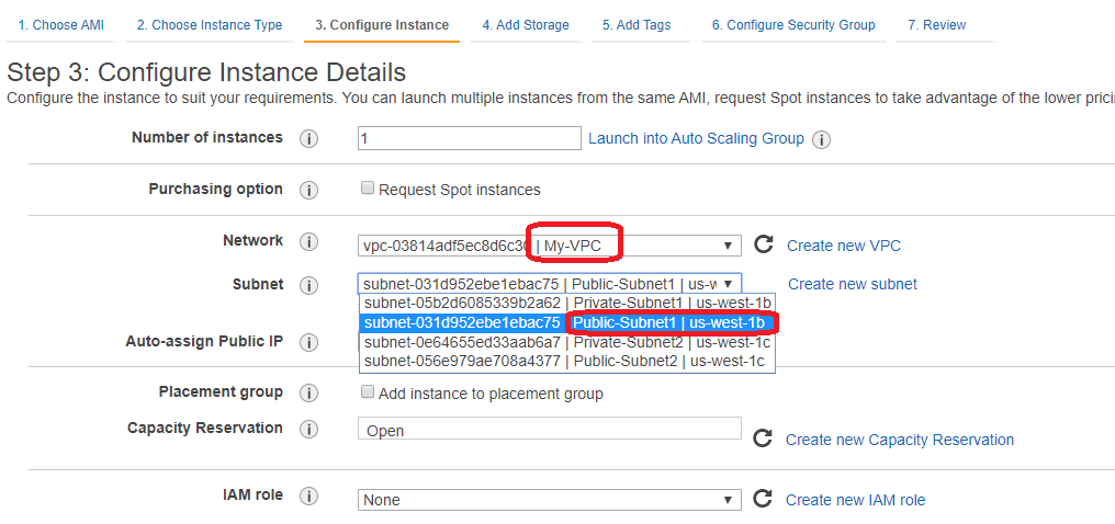 Peering Connection, NACL