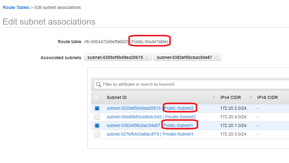 Setting up VPC in AWS