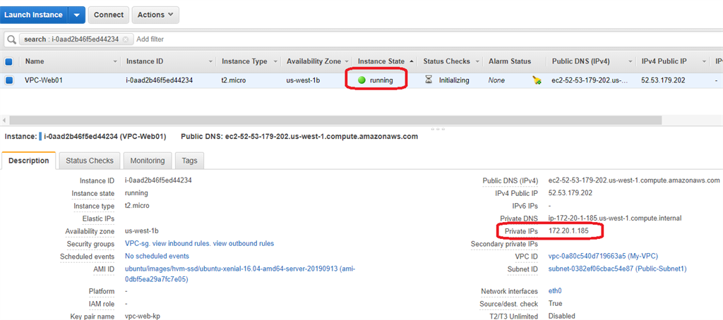 Setting up VPC in AWS