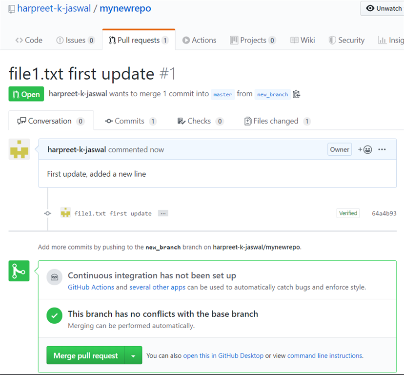 Git And GitHub For Beginners