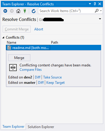 Git Operations With Visual Studio