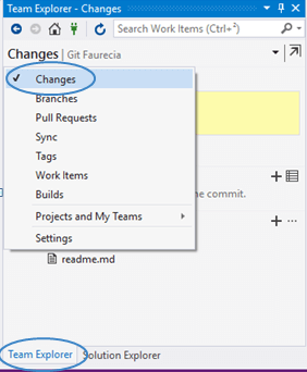 Git Basic Operations With Visual Studio