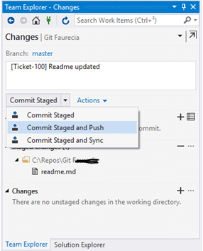 Git Basic Operations With Visual Studio