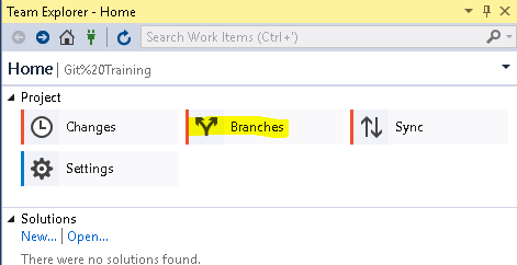 Git Basic Operations With Visual Studio
