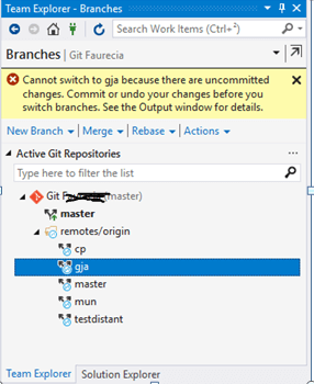 Git Basic Operations With Visual Studio