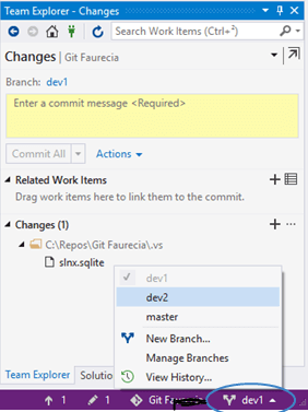 Git Basic Operations With Visual Studio