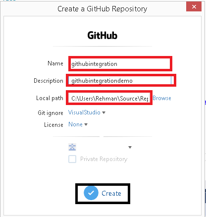 GitHub Integration With Visual Studio 2015