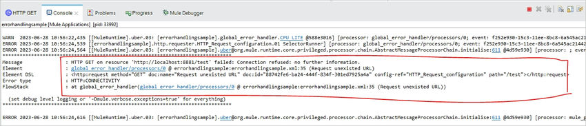 Error Handling in Mule 