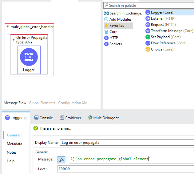 Error Handling in Mule 