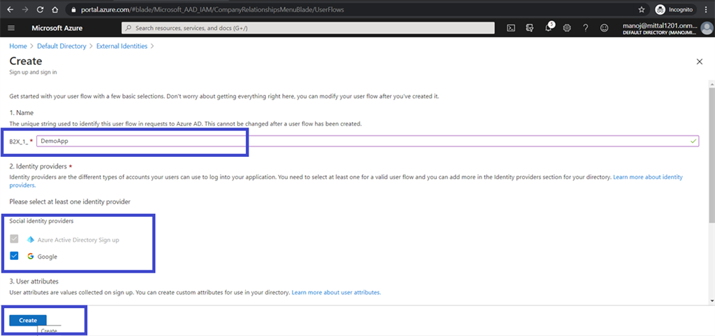 Google Federation As An Identity Provider For B2B Application