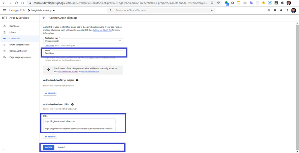 Google Federation As An Identity Provider For B2B Application