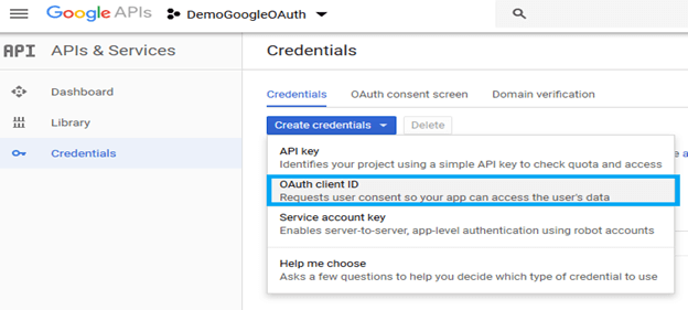 Google Oauth2 Authentication For Accessing The Google Services